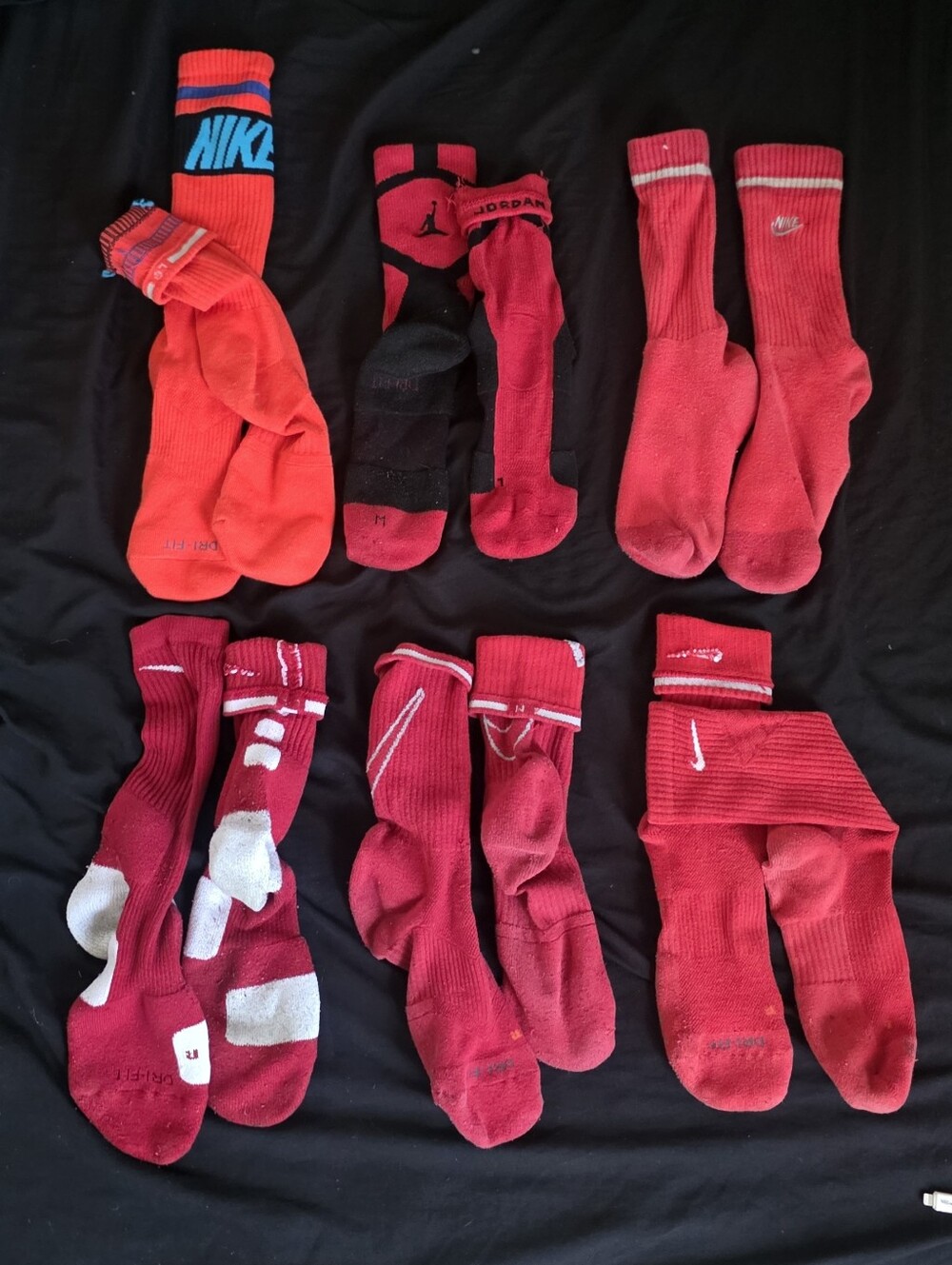 Nike Red Crew Socks